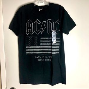 Vintage ACDC Top Women’s Men Shirt Small NWT